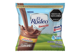 El rodeo Esencial con cacao alimento lácteo en polvo Bolsa X 232 Gramos 