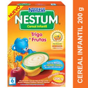 Nestum Cereal Infantil Trigo y Frutas Caja X 200 Gramos 