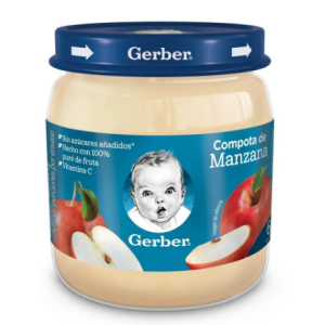 gerber compota manzana x 113 gr