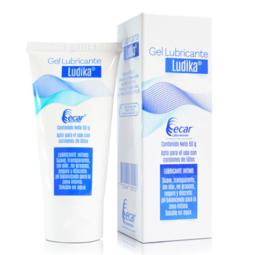 Gel Lubricante intimo Ludika soluble en agua Tubo X 50 Gramos