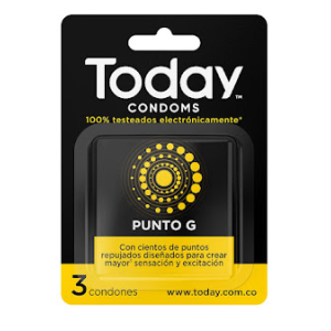Today condoms Punto-G x 3 unidades