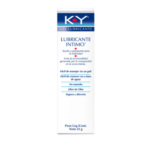 KY Gel Lubricante Tubo X 15 Gramos