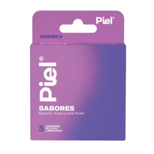 condon piel sabores caja x 3 unidades condon piel sabores caja x 3 unidades