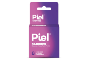 condon piel sabores caja x 6 unidades