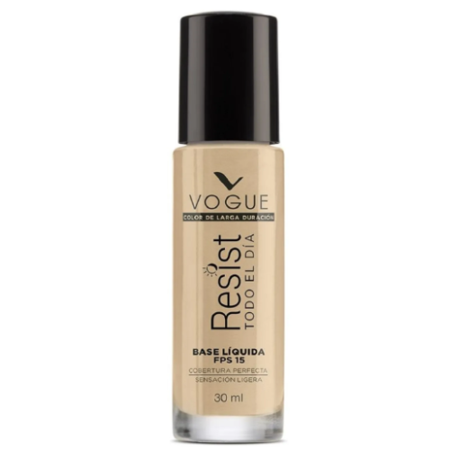 Vogue Base Líquida Resist Fps 15 Porcelana Frasco X 30 Ml