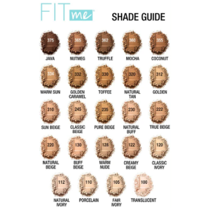 Maybelline Fit Me Mate Polvo Compacto X 12 Gramos (tonos sutidos)
