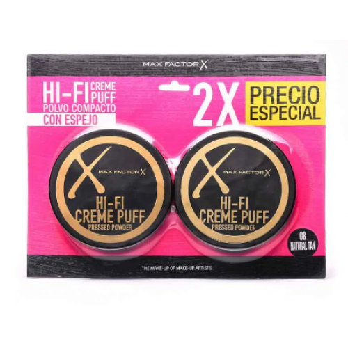 Max factor Creme puff Pressed Powder (tonos surtidos) Oferta X 2 Unidades