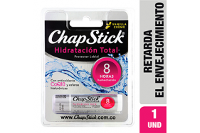 Chapstick Hidratación Total Vainilla Tubo X 4 Gramos 
