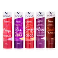 Vogue Bálsamo labial hidratante Barra X 4.8 Gramos (sabores surtidos)