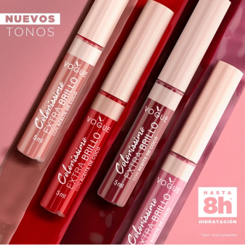 Vogue Colorissimo extra brillo con aceite de coco X 5 Ml 