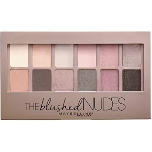 Paleta de sombras The blushed Nudes Maybelline X 9.6 Gramos 