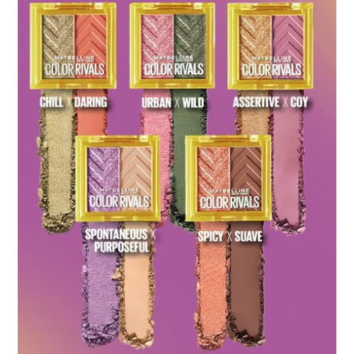 Maybelline Color rivals sombras X 3 Gramos (colores surtidos)