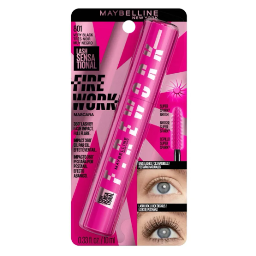 Maybelline pestañina lash sensational fire work negro X 6 Ml 
