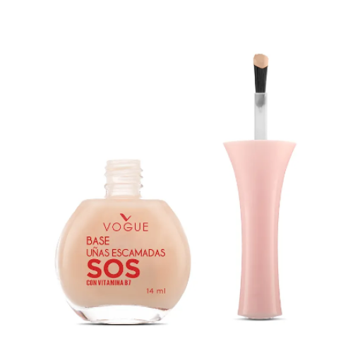 vogue base uñas s.o.s escamadas nude x 14 ml