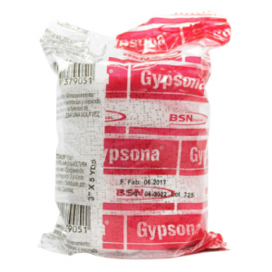 Banda de Yeso Gypsona Paquete X 3"x 5 Yardas 