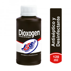 Dioxogen JGB antiséptico y desinfectante Frasco X 120 Ml 