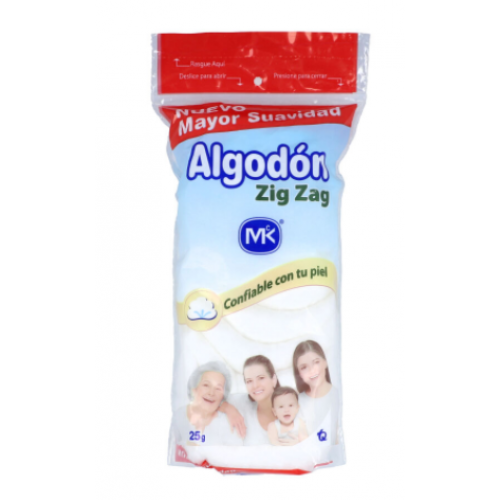 Algodón Zig Zag Bolsa X 25 Gramos 