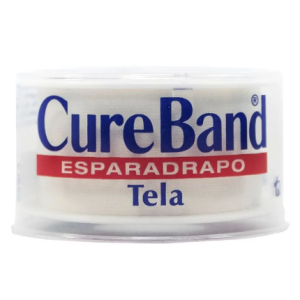 esparadrapo tela cureband 1 x 5 yardas