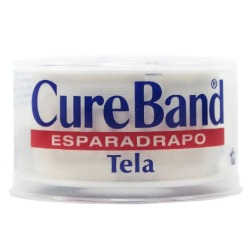 esparadrapo tela cureband 1 x 5 yardas