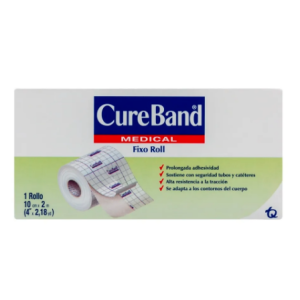 cureban medical fixo roll 4x2.18 x 1 und