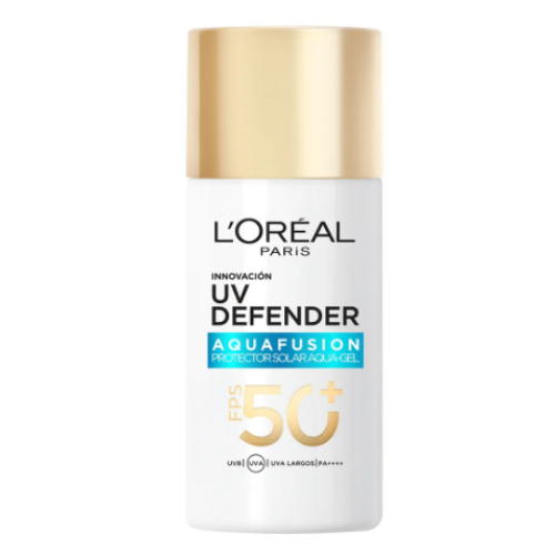 Loreal uv defender Aquafusion protector solar aqua-gel fps 50+ x 50 ml