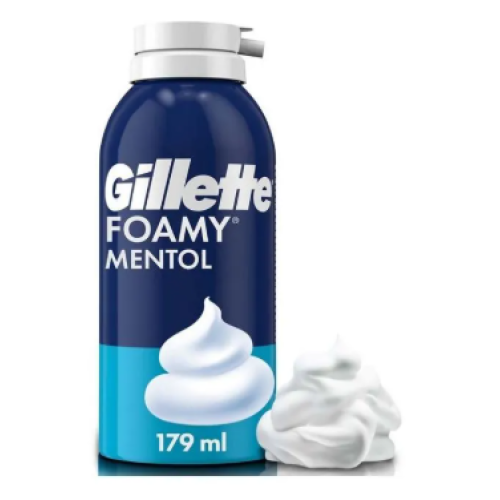 Gillette espuma de afeitar mentol x 179 ml