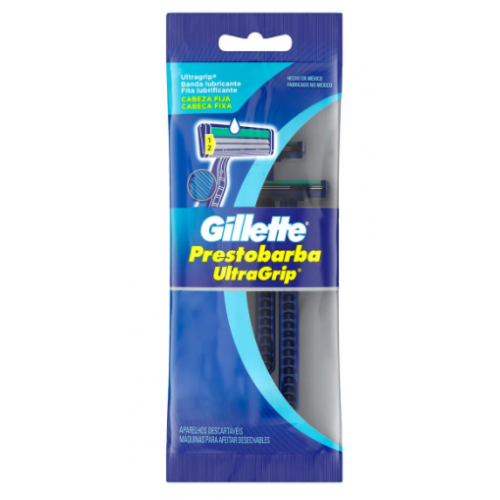 Gillette Prestobarba UltraGrip Desechable Paquete X 2 Unidades 