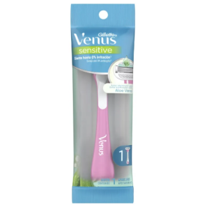 Gillette Venus sensitive 3 Hojas con aloe vera Paquete X 1 Unidad 