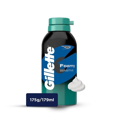 Gillette Foamy Espuma de afeitar piel sensible Lata X 179 Ml 