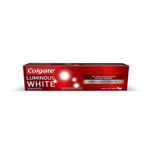 Colgate crema dental luminous white Tubo 125 Ml