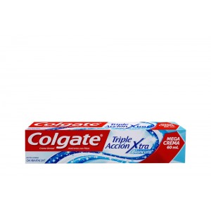Colgate crema dental triple acción extrablancura Tubo 60 Ml
