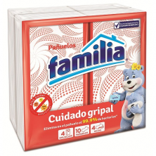 Pañuelos Familia Cuidado Gripal Paquete X 4 Unidades  