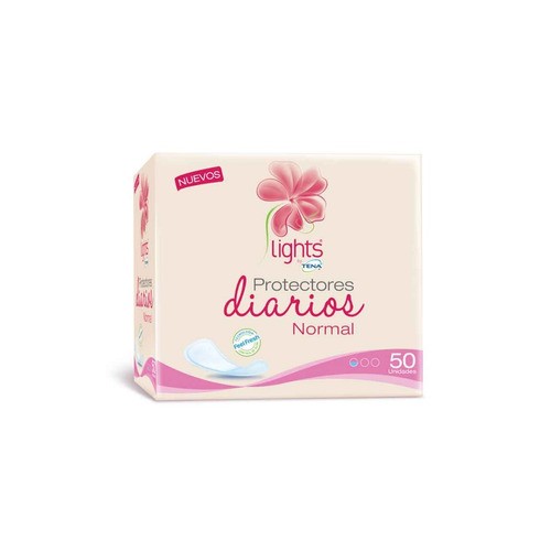 Lights by Tena Protectores Diarios  Normal Caja X 50 Unidades 