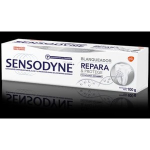 Sensodyne crema repara y protege blanqueadora Tubo 100 Gramos