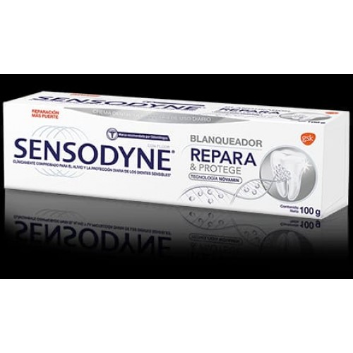 Sensodyne crema repara y protege blanqueadora Tubo 100 Gramos