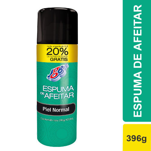 Espuma de Afeitar Piel Normal Lata x 396 Gramos 