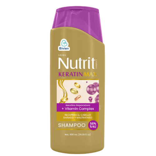 nutrit shampoo keratin-max x 600ml