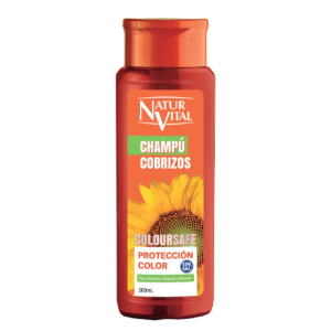 naturaleza y vida shampoo coloursafe cobrizo x 300 ml