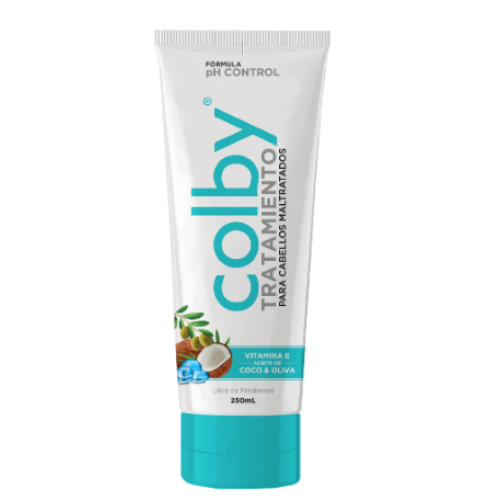 Colby tratamiento para cabellos maltratados coco & oliva Tubo X 250 Ml 