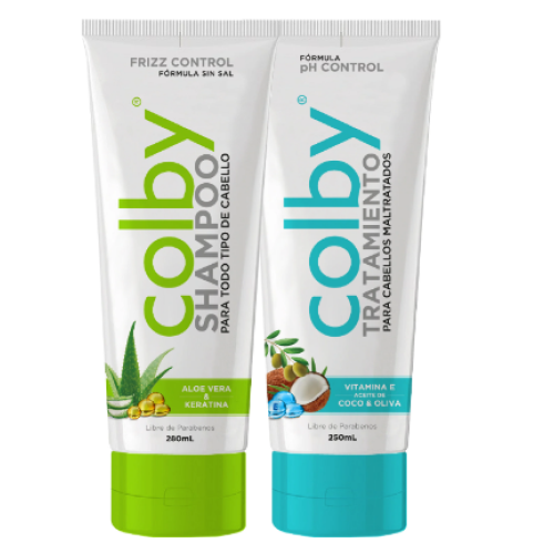 Colby Shampoo X 280 Mililitros + Tratamiento X 250 Mililitros Oferta 