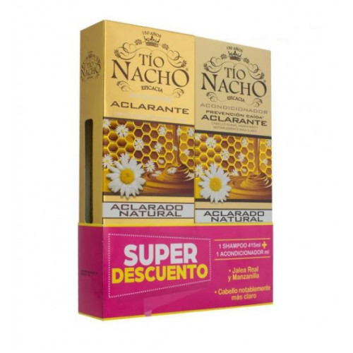 Tío Nacho Shampoo Aclarante + Acondiconador Oferta 2 Unidades X 415 ML c/u