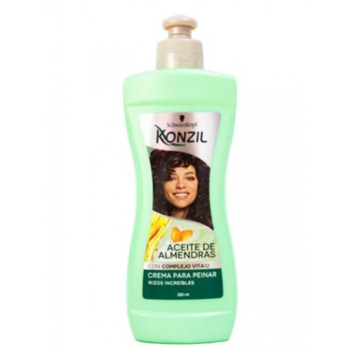 Konzil Aceite de almendras Crema para peinar Rizos Frasco X 230 Ml 