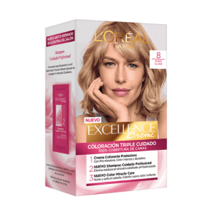 excellence tono # 8 rubio claro