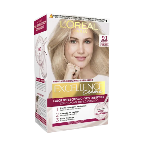 excellence tono # 9.1 rubio muy cl ceniz