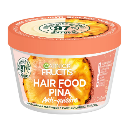fructis hair food mascarilla piña antiquiebre x350ml