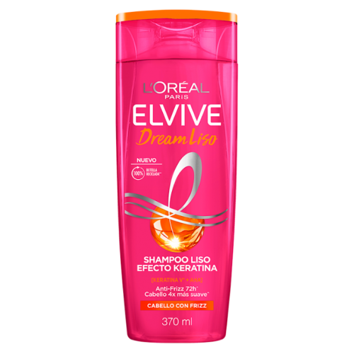 Loreal elvive dream liso shampoo efecto keratina Frasco X 370 Ml