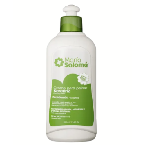 María Salome Crema para peinar Keratin2 Moldeado Frasco X 350 Ml 