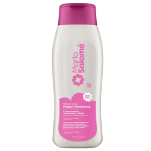 María Salomé Shampoo poder femenino crecimiento, suavidad y brillo Frasco X 400 Ml 