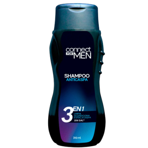 Connect for men Shampoo Anticaspa Frasco X 310 Ml 