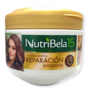 Nutribela15 Reparación intensiva 15 tratamiento capilar  Pote X 300 Ml   